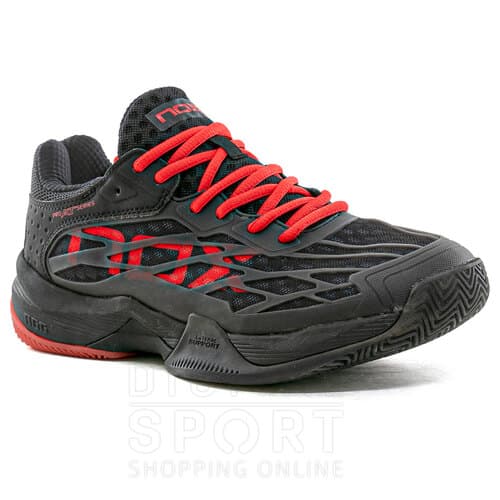 Zapatillas Padel Nox AT10 Lux Negro/rojo